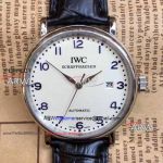 Perfect Replica IWC Portofino Automatic Watch - 316L SS Case White Face